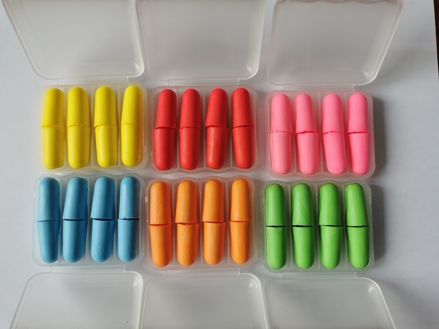 Earplug Set Foam - 4 زوج/مجموعة الراحة تخفيض الضوضاء رغوة