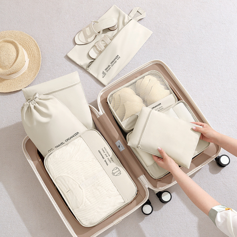 Travel Accessories Packing Cubes - مجموعة منظمات أمتعة السفر QX2E المكونة