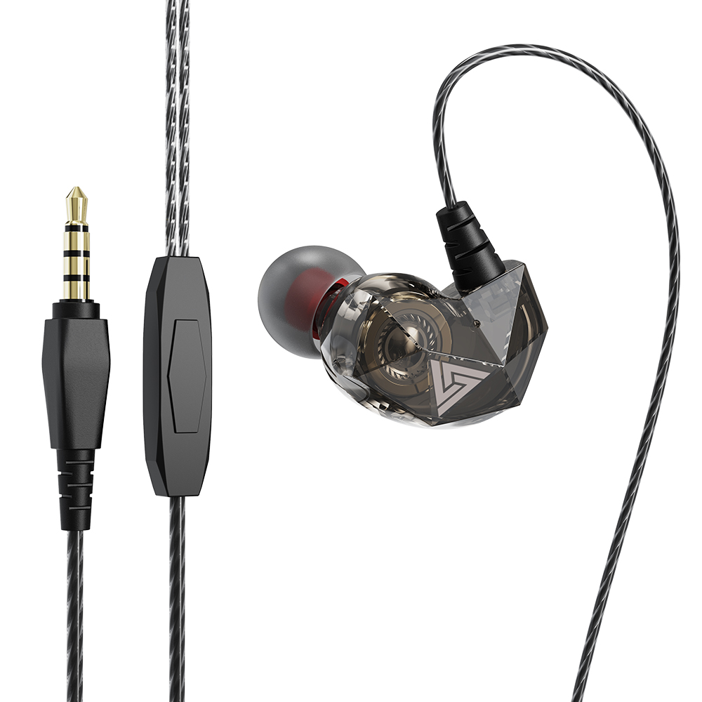 Earplug Set Foam - سماعات أذن سلكية QKZ AK2 سوداء