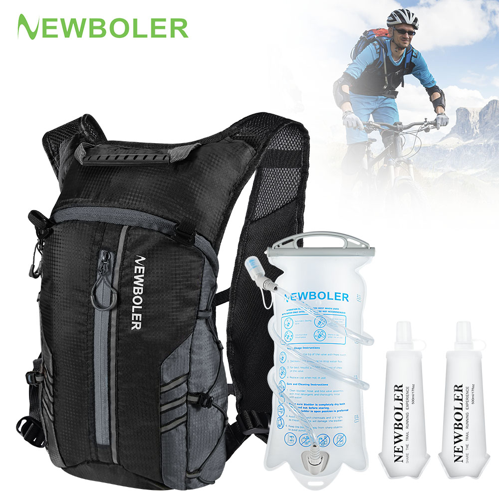 Hydration Pack Backpack - سترة ظهر للجري مع حقيبة ترطيب