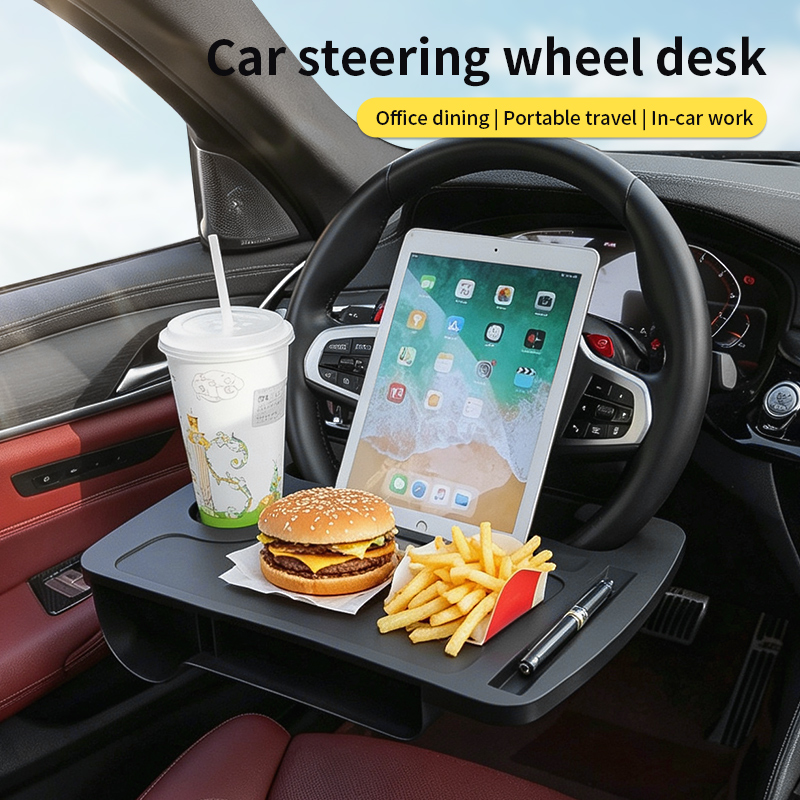 Travel Accessories In Car - طاولة صغيرة متعددة الاستخدامات لعجلة قيادة