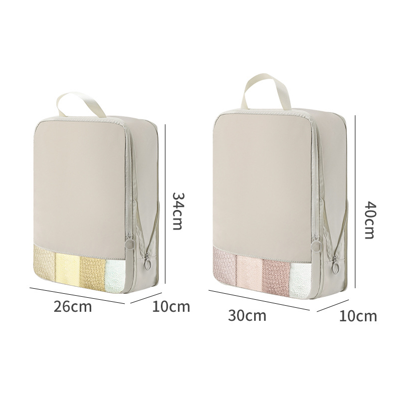 Travel Accessories Packing Cubes - 2 قطعة مجموعة لينة السفر المنظم