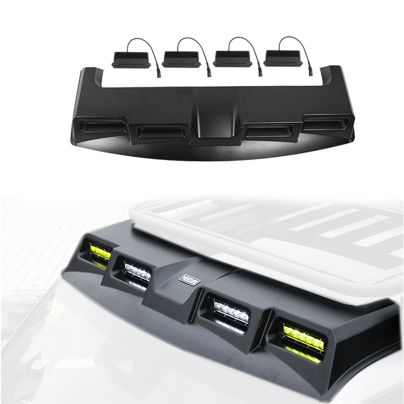 Travel Accessories In Car - سبويلر سقف السيارة مع أربعة أضواء