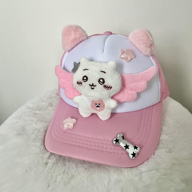 Travel Accessories With Kids - قبعة بيسبول أنيمي تشييكاوا أوساجي مطرزة