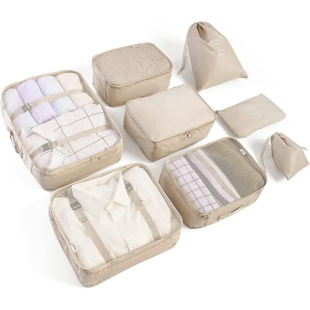 Travel Accessories Packing Cubes - مجموعة مكعبات تنظيم الأمتعة أو حقائب