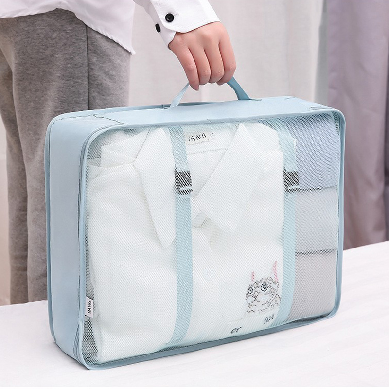 مجموعة من 7 حقائب تنظيم الأمتع - مراجعة Travel Accessories Packing Cubes وسعره
