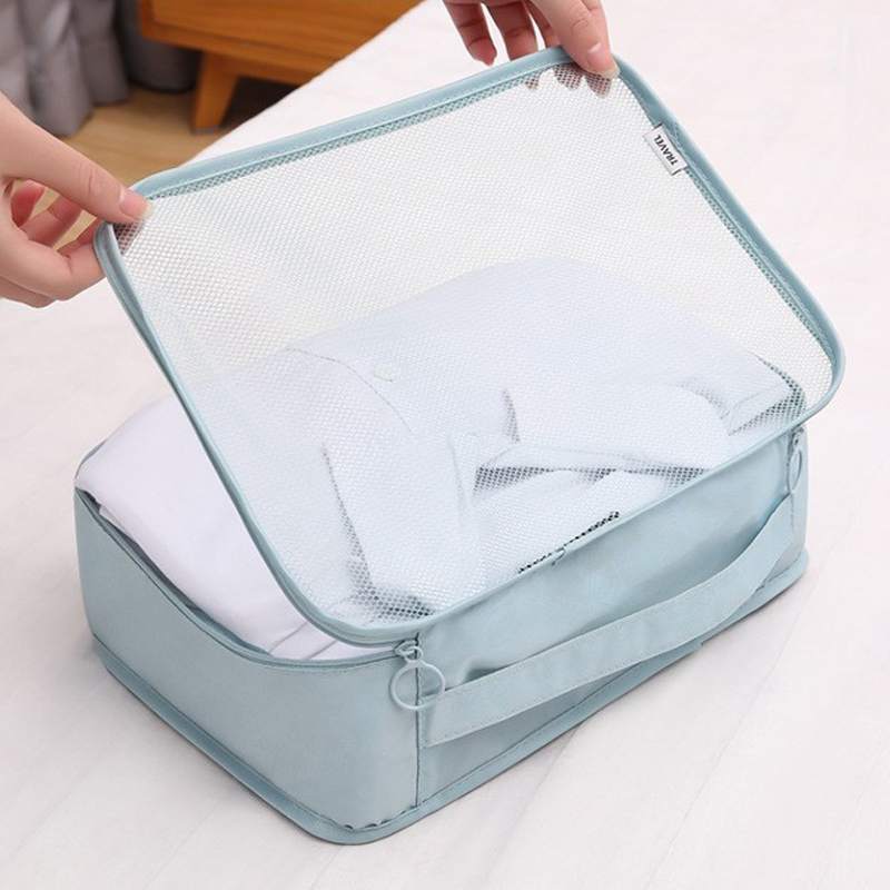 مجموعة من 7 حقائب تنظيم الأمتع - مراجعة Travel Accessories Packing Cubes وسعره