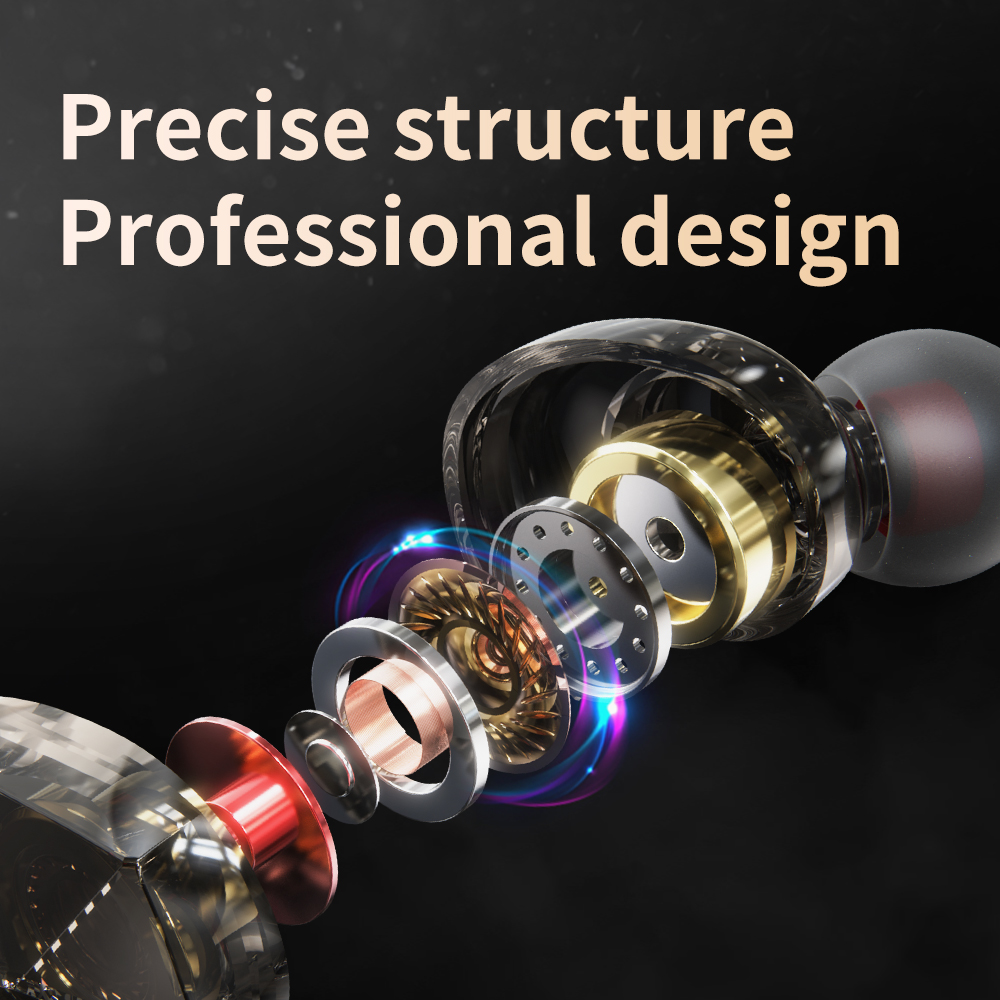 سماعات أذن سلكية QKZ AK2 سوداء - مراجعة Earplug Set Foam وسعره
