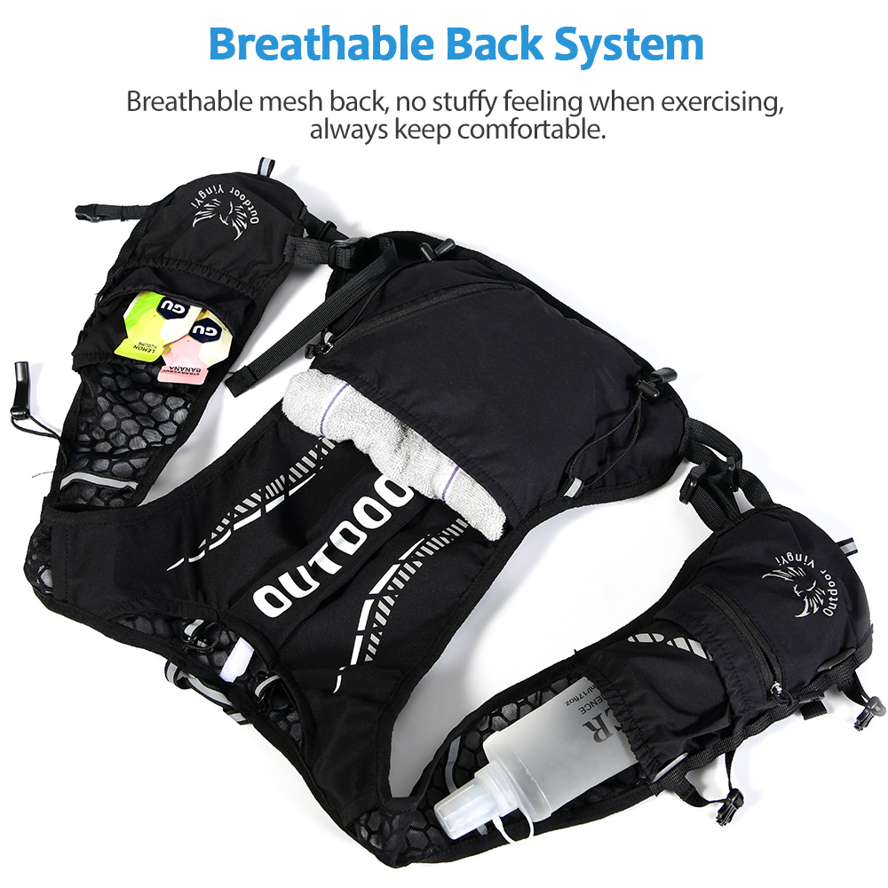 حقيبة جري رياضية خارجية من NEW - مراجعة Hydration Pack Backpack وسعره