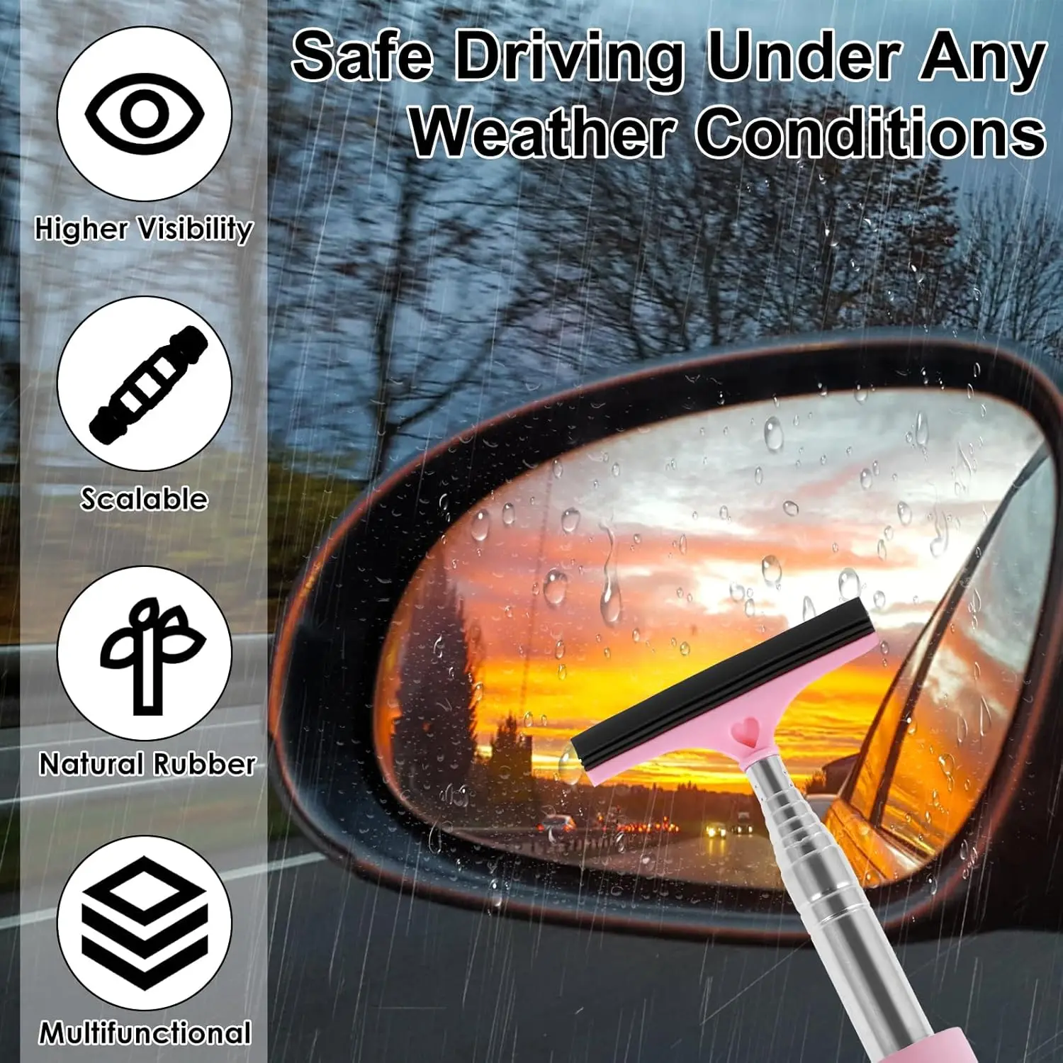 ممسحة زجاج السيارة الخلفية قاب - مراجعة Travel Accessories In Car وسعره