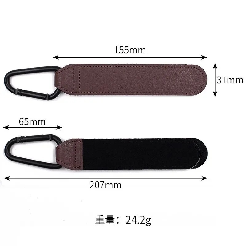 خطاف عربة أطفال عصري من الجلد  - مراجعة Travel Accessories For 1 Year Old وسعره