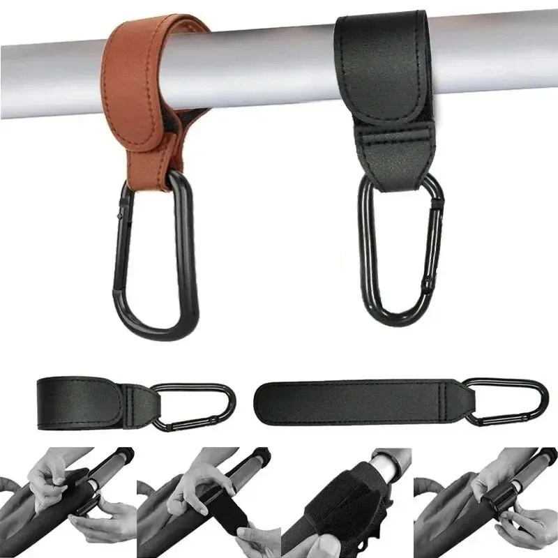 خطاف عربة أطفال عصري من الجلد  - مراجعة Travel Accessories For 1 Year Old وسعره
