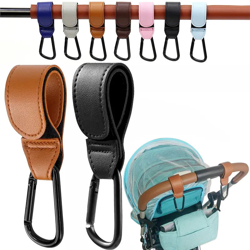 خطاف عربة أطفال عصري من الجلد  - مراجعة Travel Accessories For 1 Year Old وسعره