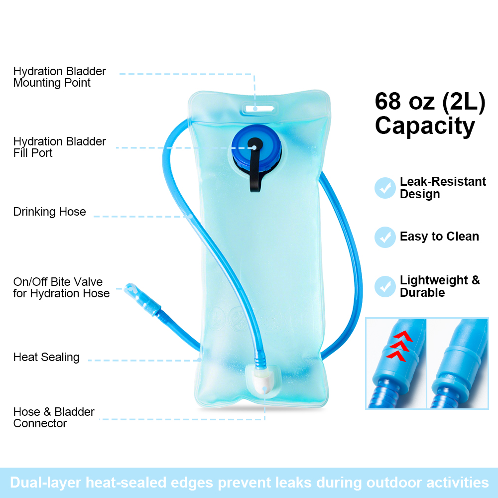 حقيبة ظهر مرطبة مع مثانة مائية - مراجعة Hydration Pack Backpack وسعره