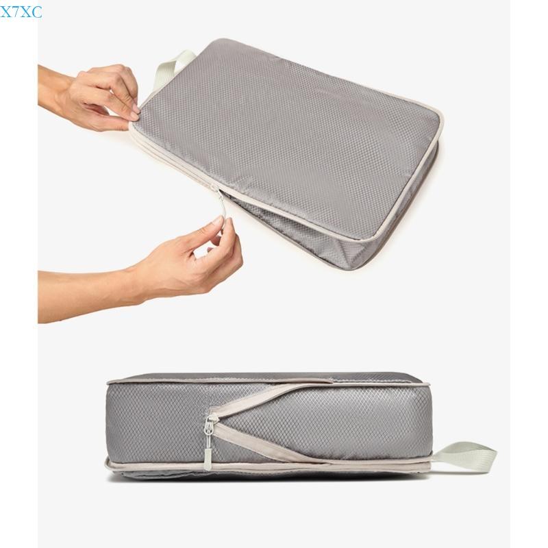 X7XC 4 قطع/مجموعة حقيبة ضغط مك - مراجعة Travel Accessories Packing Cubes وسعره